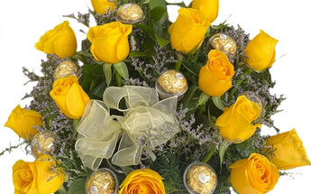 Flores Amarillas Frescas Miami - Yellow Roses & Sunflowers