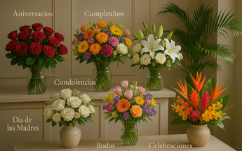 Flores por Ocasiones Especiales Miami - Celebraciones Eventos Entrega Doral