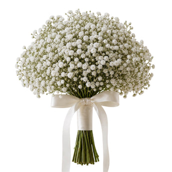 Ramo de damitas con flores variadas en tonos suaves, ideal para eventos y celebraciones, presentado por Florist en Doral.