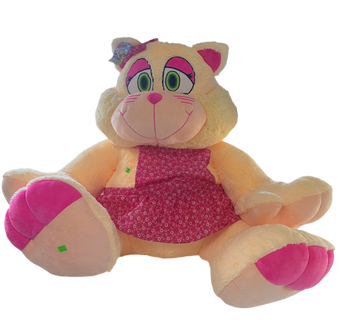 Osos de peluche grandes y hermosos de Doral Roses Miami, con gatitos y flores, ideales para regalos en Miami.