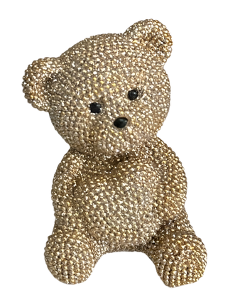 Oso de peluche Little Bear de la marca Doral Roses Miami, suave y tierno, en color marrón con detalles adorables.