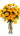 Ramo de flores de rosas amarillas de Doral Roses Miami, ideal para el Día de la Madre, en un arreglo florar colorido y elegante