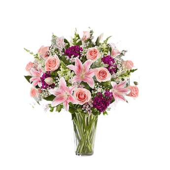 Rosas Doral Roses Miami con flores bonitas y mensaje "Eres Increíble" en arreglo floral colorido y vibrante