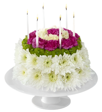 Rosas coloridas con mensaje de feliz cumpleaños en un ramo de flores Doral Roses Miami.
