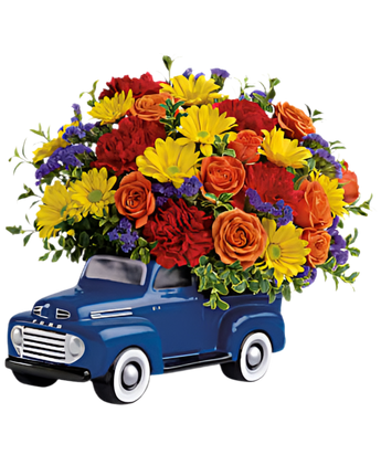 Ford 48 Car Flowers - Florist in Doral, FL | Same-Day Flower Delivery in Miami – Doral Roses Miami