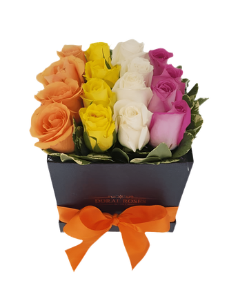 Quad Roses - Box - Florist in Doral, FL | Same-Day Flower Delivery in Miami – Doral Roses Miami