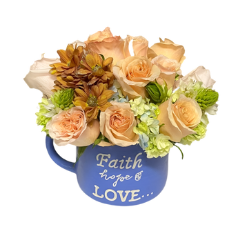 Flowers in a Cup to Share - Florist in Doral, FL | Same-Day Flower Delivery in Miami – Doral Roses Miami