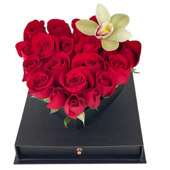 Comprar Caja Lujo Rosas Naturales Doral Florida - Magnifica Entrega Mismo Día - Florist in Doral, FL | Same-Day Flower Delivery in Miami – Doral Roses Miami