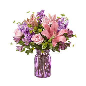Arreglo floral lleno de alegría con flores frescas de Doral Roses Miami, ideal para entrega hoy en Miami