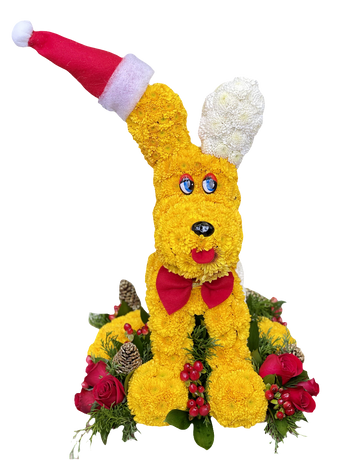 Ramo de flores premium Amigo Fiel Miami con arreglo floral de amistad en Navidad, por Doral Roses Miami