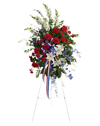Arreglo funerario Veneración Miami de Doral Roses, flores elegantes para condolencias y respeto profundo en tonos discretos.