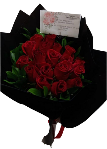 Bouquet de 18 rosas consideradas en Miami. Demuestra que piensas en alguien especial con entrega el mismo día. Disponible ahora en Doral.