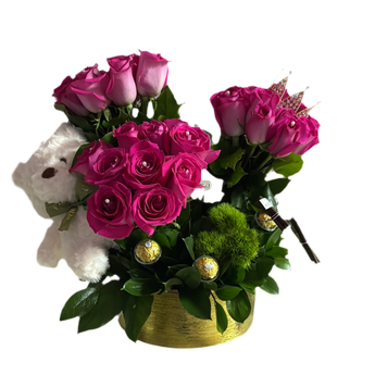 Ramos de flores de Caring de Doral Roses Miami con flores frescas y coloridas en un arreglo elegante.