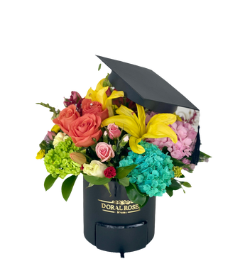 Ramo de flores Doral Roses Miami para dedicar, con flores frescas y coloridas en un arreglo elegante.