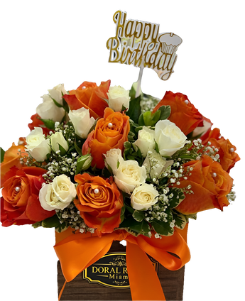 Ramo de flores intuitivas de Doral Roses Miami con arreglo floral en Doral, ideal para entregas hoy.