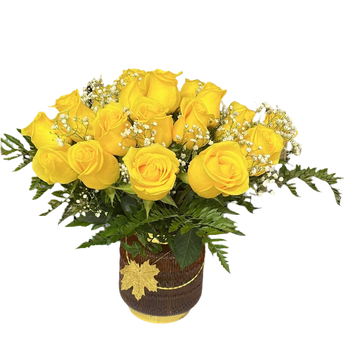 Flores únicas de Doral Roses Miami con variedad de flores frescas y coloridas en un arreglo natural.