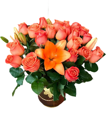 Ramo de flores validadas por Doral Roses Miami con flores frescas y coloridas en un arreglo elegante y natural.