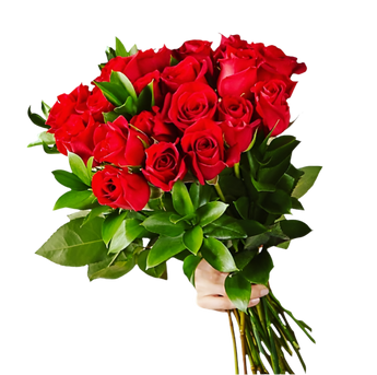 Ramo de flores Wonderful de Doral Roses Miami, flores frescas y coloridas sin jarrón en fondo neutro.