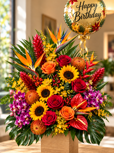 Arreglo floral exclusivo de otoño para envío a domicilio hoy mismo en Doral y Miami-Dade