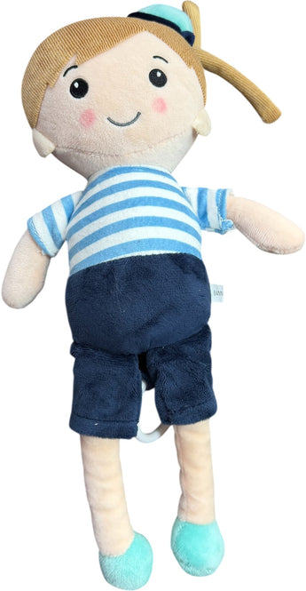 Muñeco musical bebé marinero premium de peluche, ideal como regalo para baby shower en Miami.
