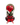 Cúpula Rosa en forma Corazón Preservada