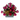 Arreglo floral Simplemente Te Amo con rosas fuchsia vibrantes en base de madera Miami. Expresión de amor apasionado y energía vital con chocolates premium. Entrega hoy Doral Florida