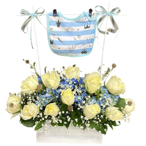 Arreglo Flores Bebé Recién Nacido Miami | Entrega Hoy Doral Baby Shower