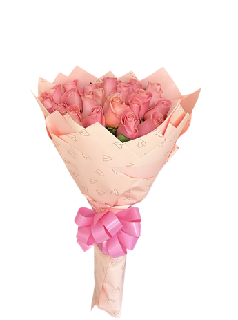 Rosas mezcladas de Doral Roses Miami en un ramo con 24 flores de colores vivos, entrega el mismo día en Doral, Florida.