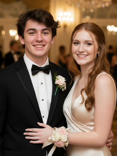 Custom corsages & boutonnieres for unforgettable nights.